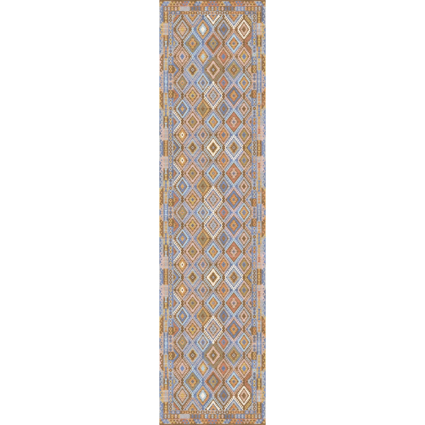Assania Blue Brown Multi Rug