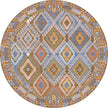Assania Blue Brown Multi Rug