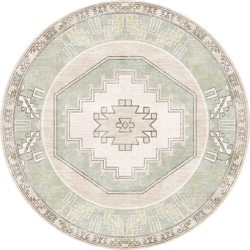 Barbara Light Green Beige Rug