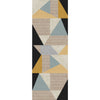 Mizza Black Yellow Multicolor Rug