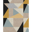 Mizza Black Yellow Multicolor Rug
