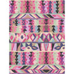 Fafela Pink Purple Multicolor Rug