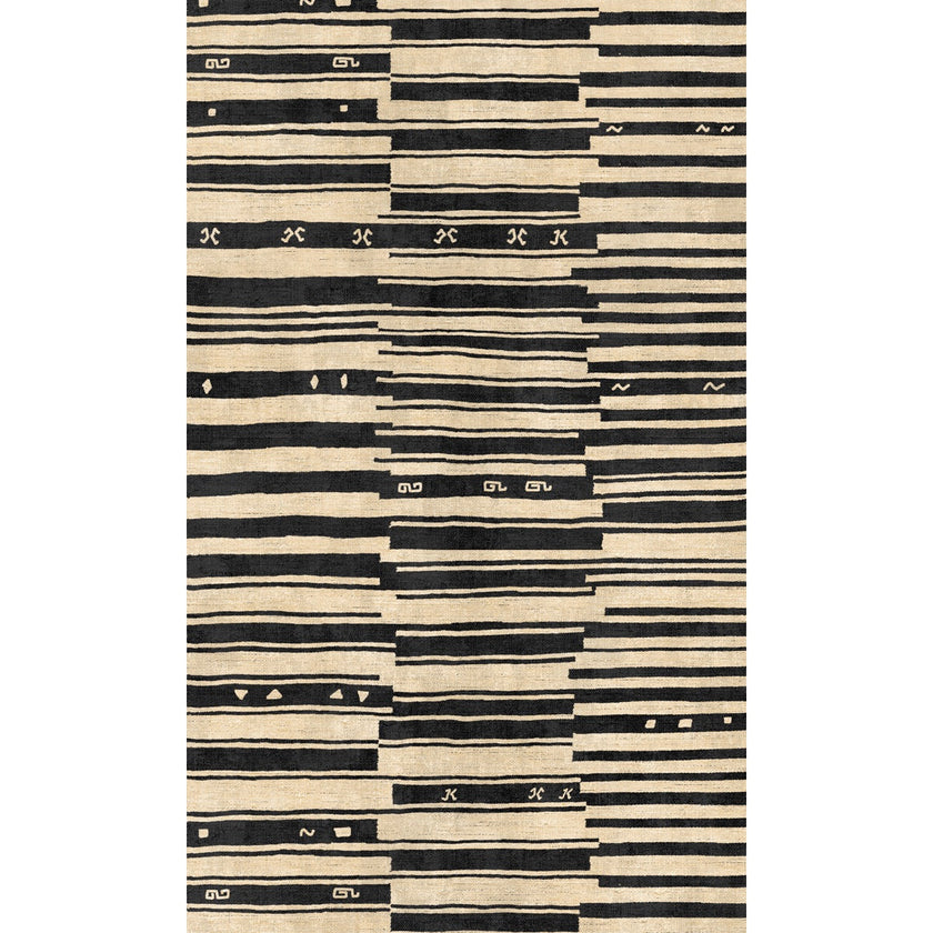 Xelara Natural Black Rug