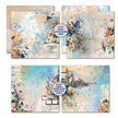 3Quarter Designs Cerulean Score 12x12 Design Paper & Diecuts Set