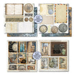 3Quarter Designs Eclectic Clocks 12x12 Design Paper & Diecuts Set