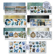 3Quarter Designs Grunged Baroque 12x12 Design Paper & Diecuts Set