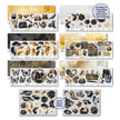 3Quarter Designs Golden Ebony 12x12 Design Paper & Diecuts Set