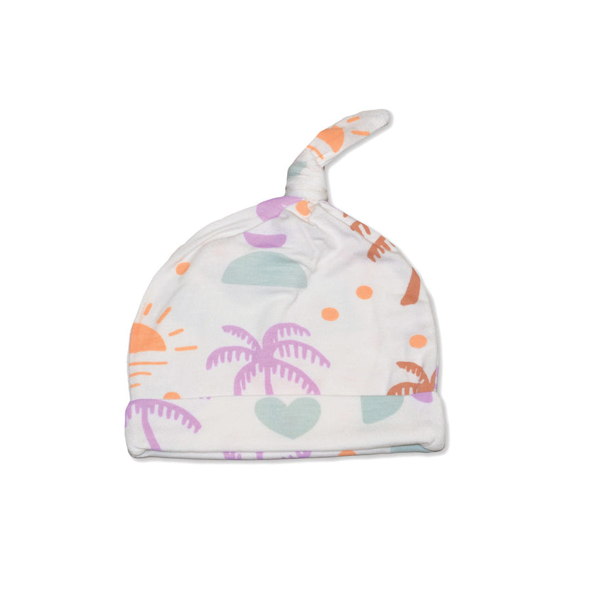 Bamboo Knot Hat (Boho Surf Print)