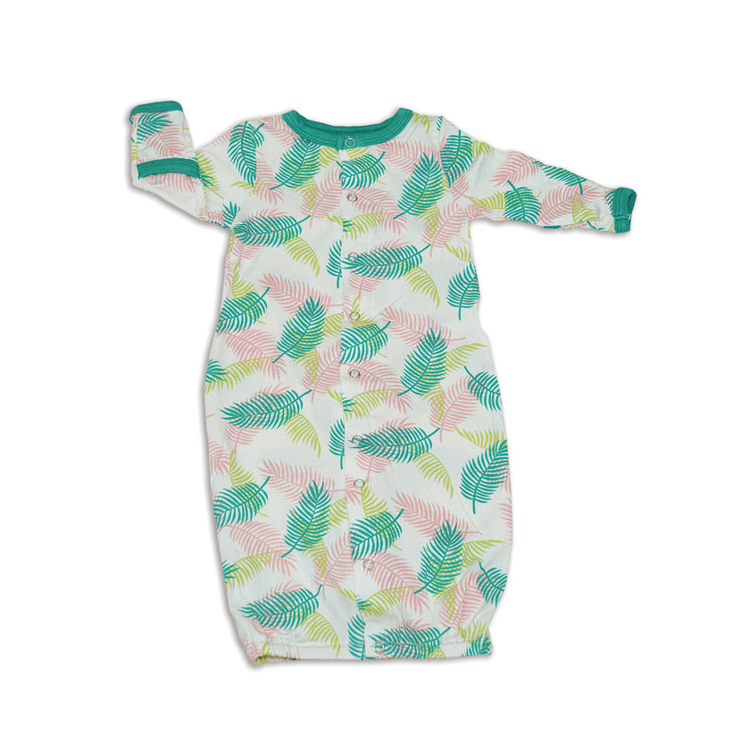 Vêtements de nuit en bambou (motif palmier tropical)