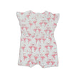 Bamboo Ruffle Sleeve Coverall (Flamingo Love Print)