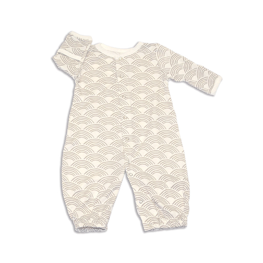 Vêtements de nuit en bambou (motif vague ondulée)