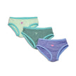 Lot de 3 culottes bikini en bambou pour filles (Minéral/Oeuf de Pâques/Baie)
