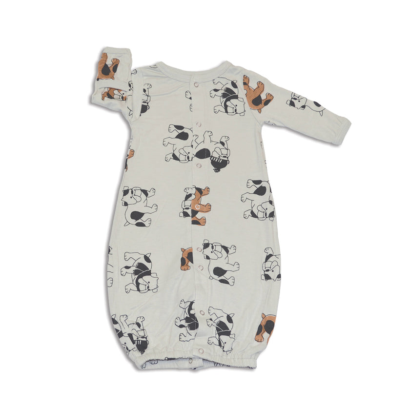 Vêtements de nuit en bambou (motif Bulldog douillet)