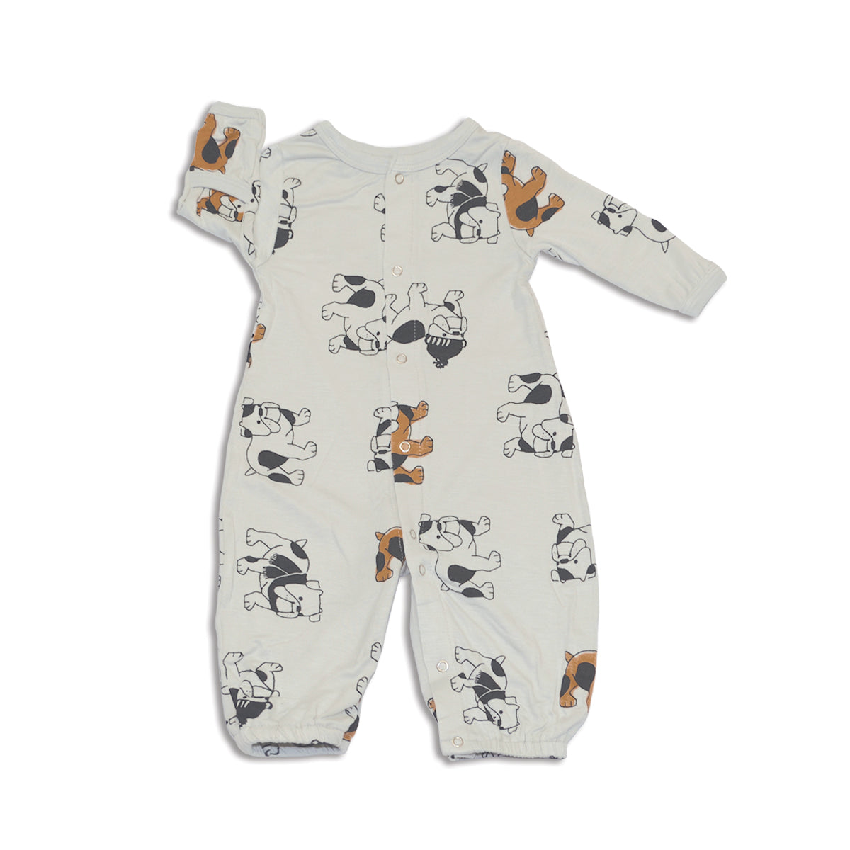 Vêtements de nuit en bambou (motif Bulldog douillet)