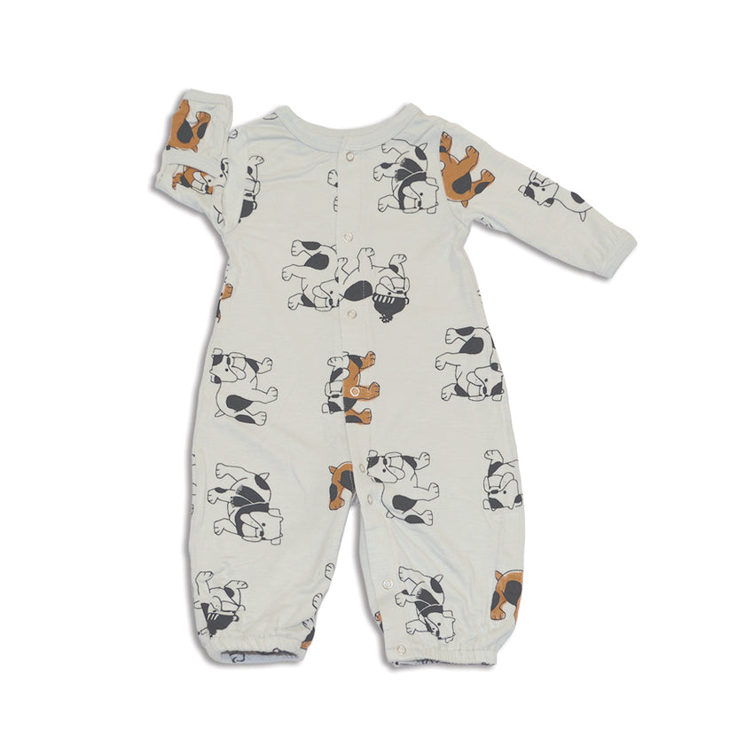 Vêtements de nuit en bambou (motif Bulldog douillet)