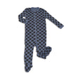 Bamboo Zip Up Footies (Check It Out Print)