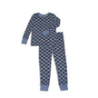 Pyjama en bambou à manches longues (motif à carreaux)