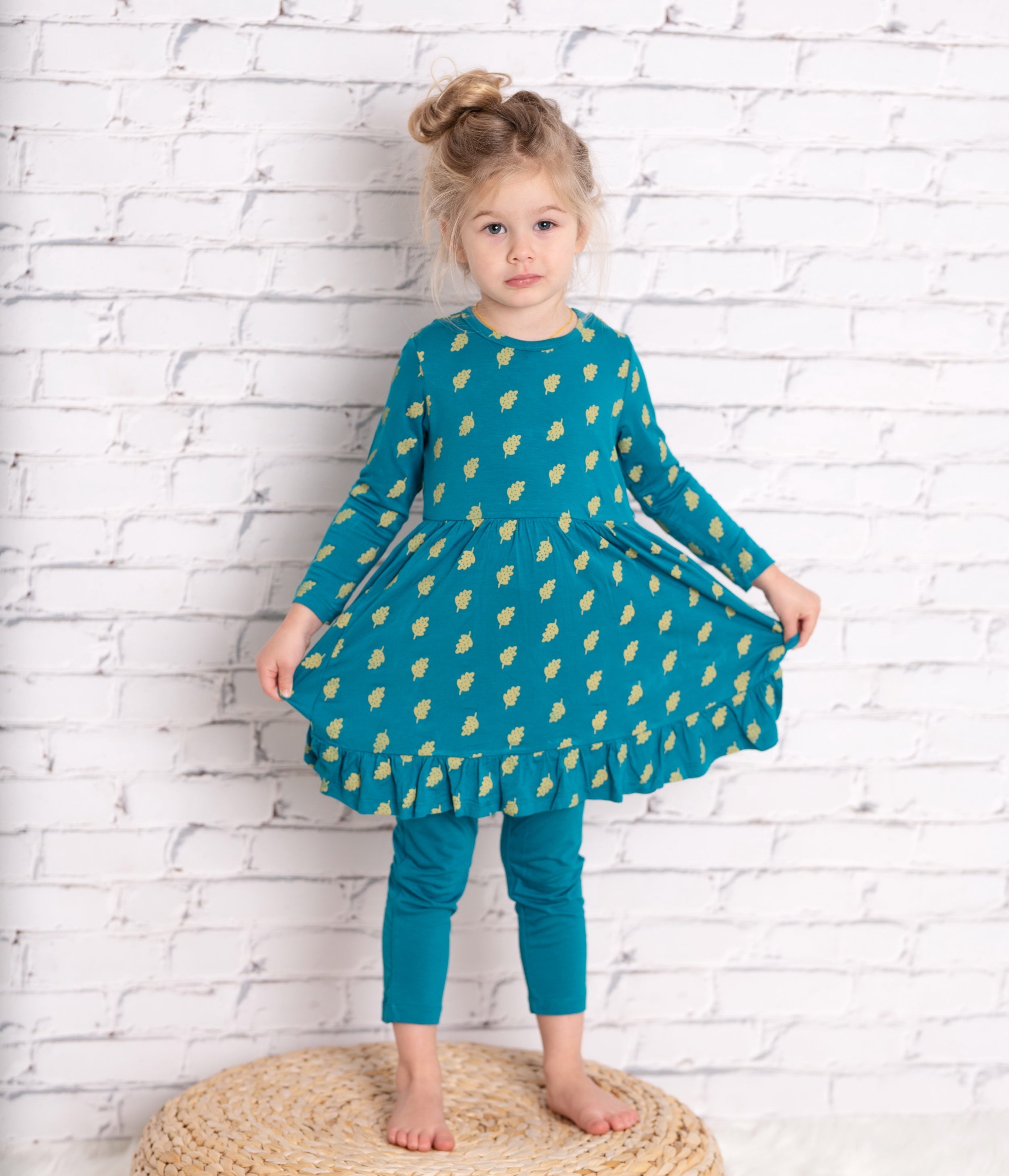 Leggings en bambou (Bleu océan profond)