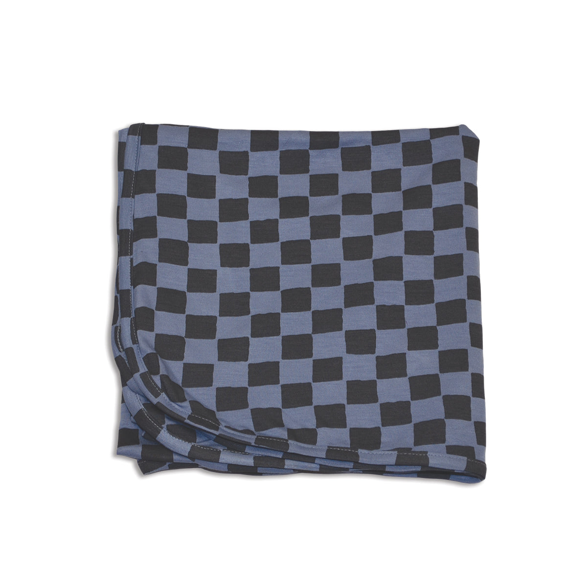 Couverture d'emmaillotement en bambou (Motif à carreaux)