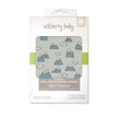 Couverture et poncho d'allaitement en bambou (motif Snowy Rockies)