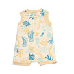 Bamboo Sleeveless Romper (Reef Print)