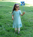 Bamboo Short Sleeve Pocket Dress with Bloomer (Lustre)