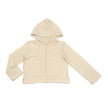 Bamboo Terry Zip Hoodie w/Kangaroo Pocket (Soft Sand)