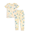 Pyjama en bambou à manches courtes (motif récif)