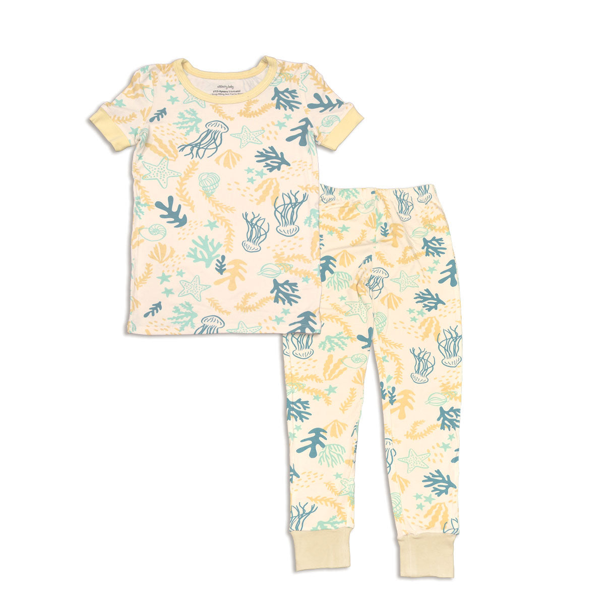 Pyjama en bambou à manches courtes (motif récif)