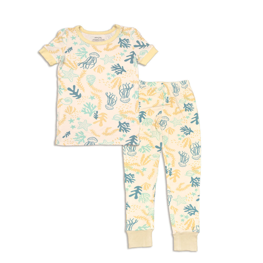 Pyjama en bambou à manches courtes (motif récif)