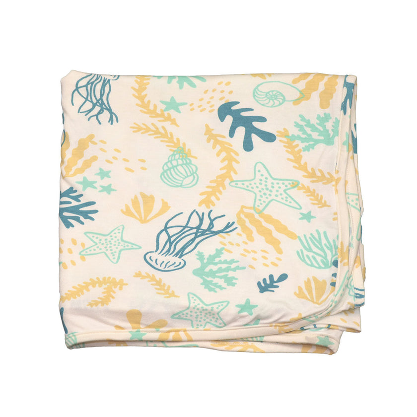 Bamboo Swaddle Blanket (Reef Print)