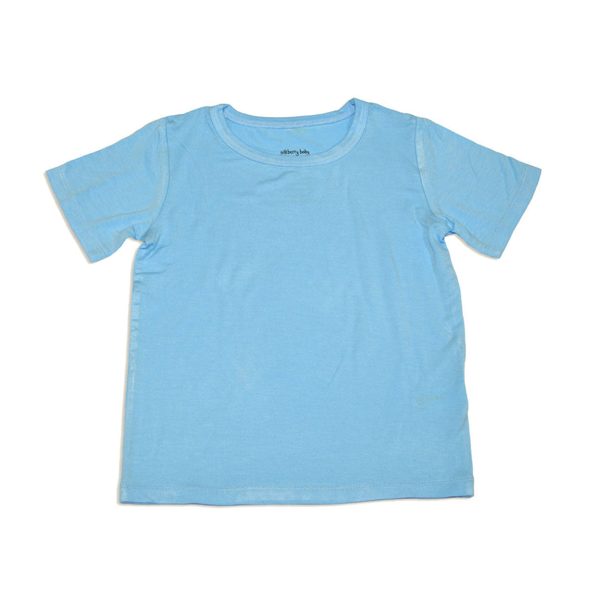 Bamboo Short Sleeve Layering Tee (Bluebonnet)