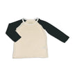 Bamboo Long Sleeve Color Block T-shirt (Feather/Pirate Ship)