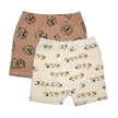 Bamboo Underwear Shorts 2 pack (Story Book Bear & All Aboard Prt)