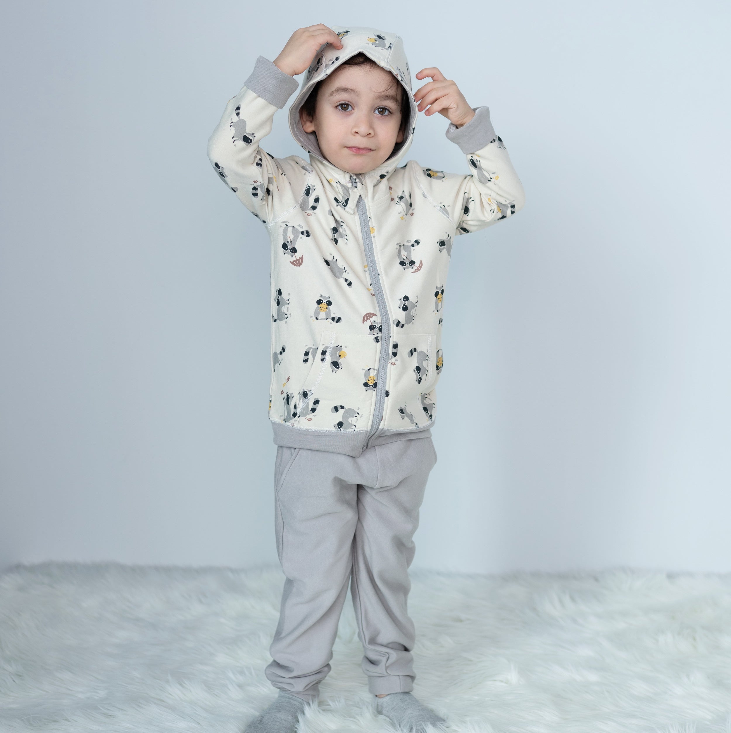 Bamboo Fleece Sweat Pants (Drizzle)