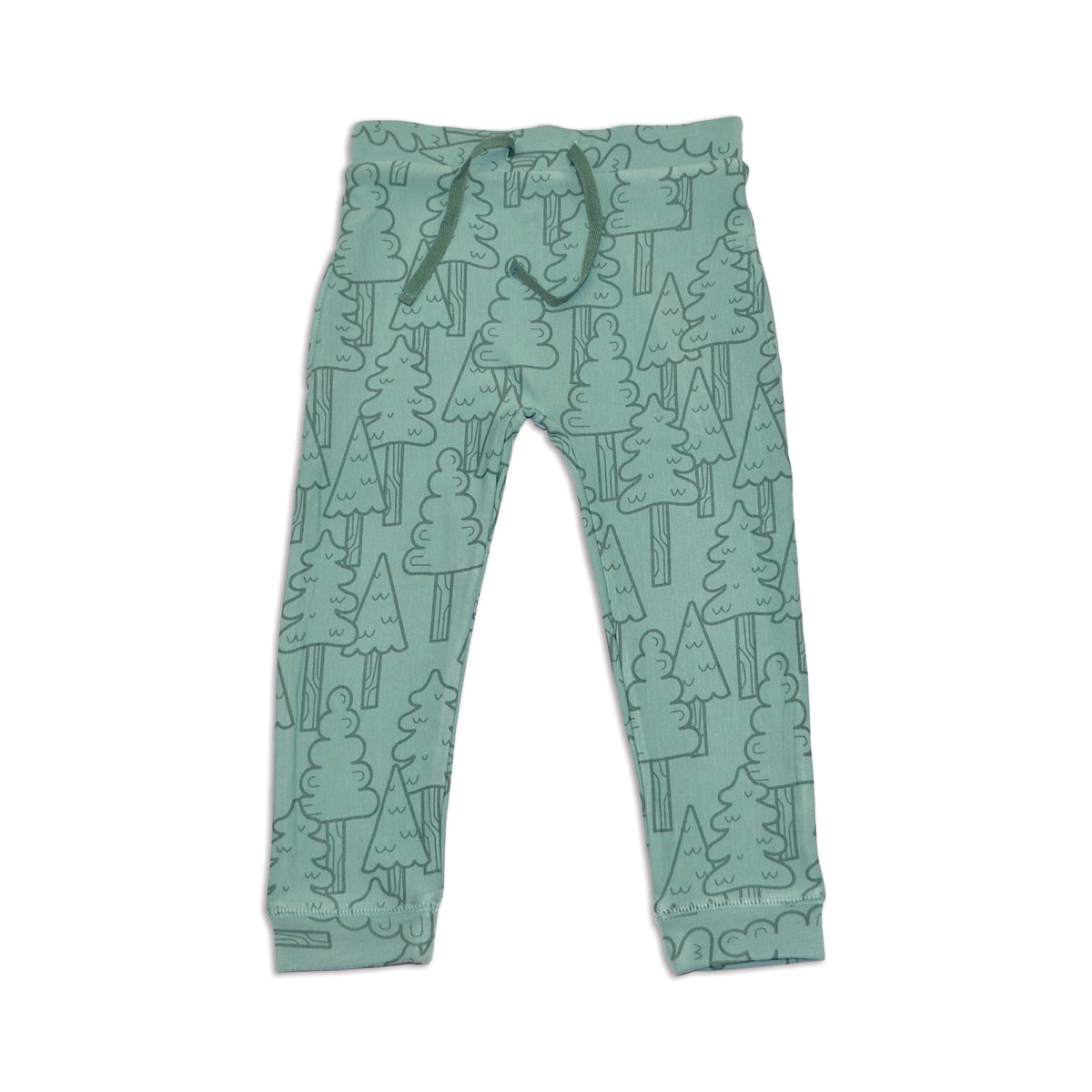 Pantalon harem en polaire de bambou (imprimé forêt)