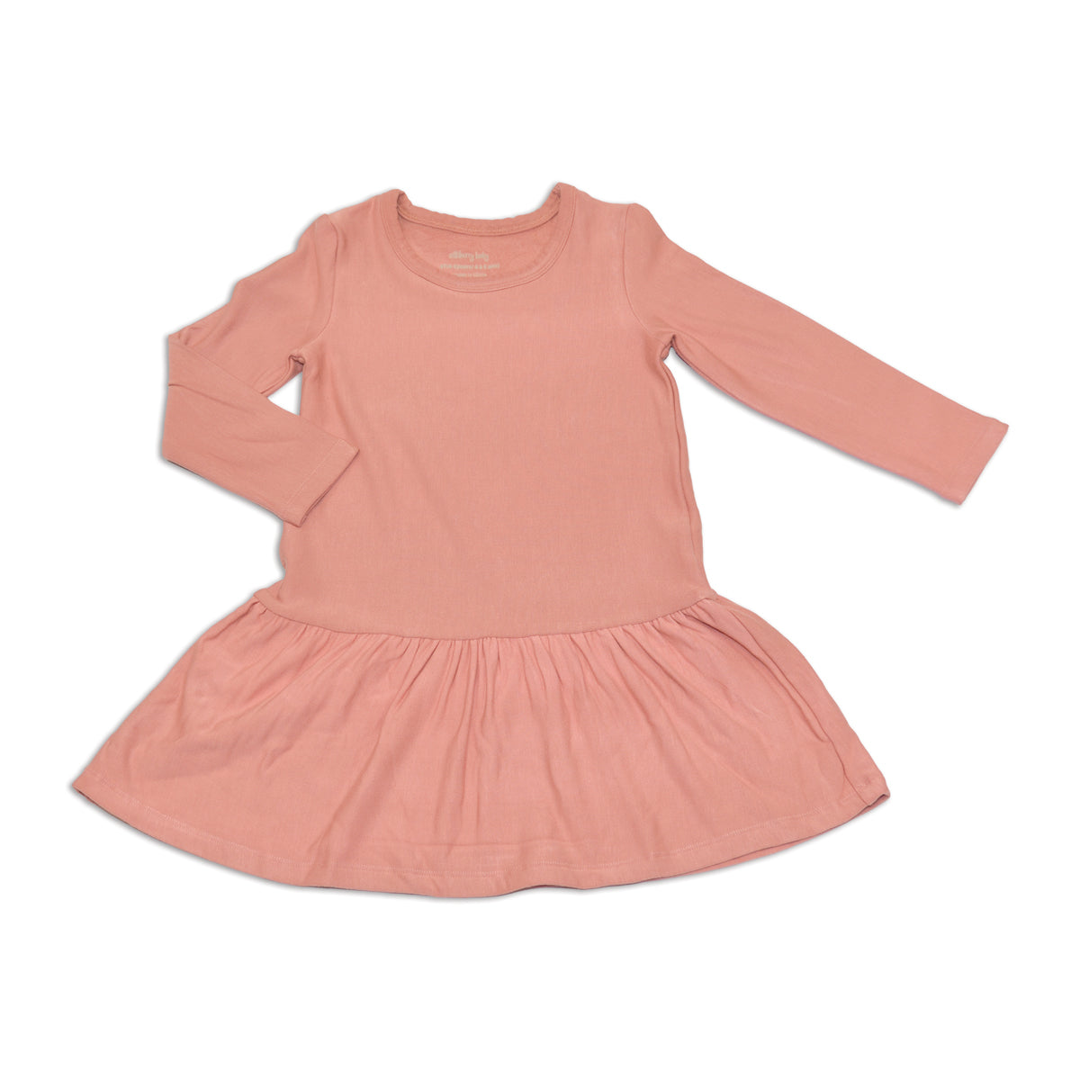 Robe-pull en polaire de bambou (rose cendré)