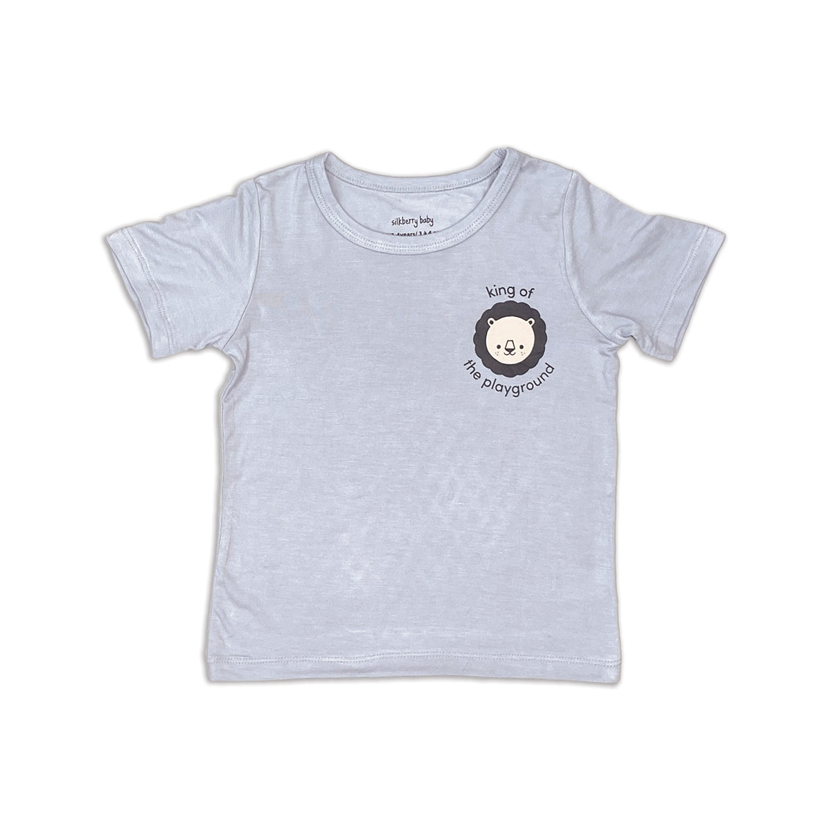 T-shirt à manches courtes en bambou avec motif graphique (ombre)