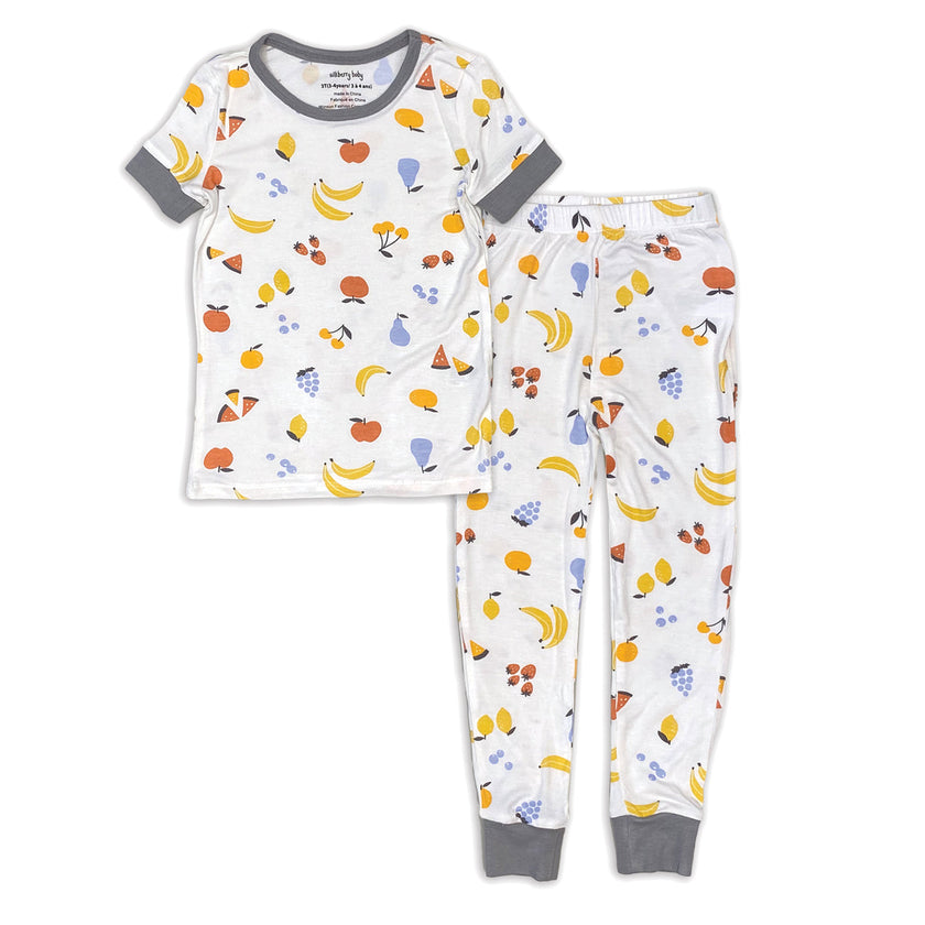 Pyjama en bambou à manches courtes (motif salade de fruits)