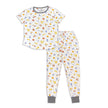 Pyjama en bambou à manches courtes pour femme (imprimé salade de fruits)