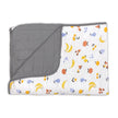 Couverture pour enfant en bas âge 1.0 TOG (couverture en bambou matelassée pour toutes les saisons) Motif salade de fruits
