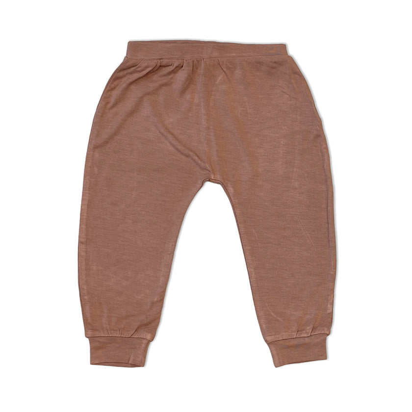 Pantalon harem en bambou (fourrure de castor)