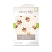 Couverture et poncho d'allaitement en bambou (motif Acorn Pals)