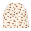 Couverture et poncho d'allaitement en bambou (motif Acorn Pals)
