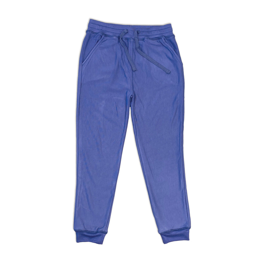 Pantalon de jogging en polaire de bambou (Myrtille)