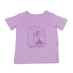 Bamboo Short Sleeve Graphic Tee (Lavender Bloom)