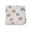 Bamboo Swaddle Blanket (Surfs Up Panda Print)