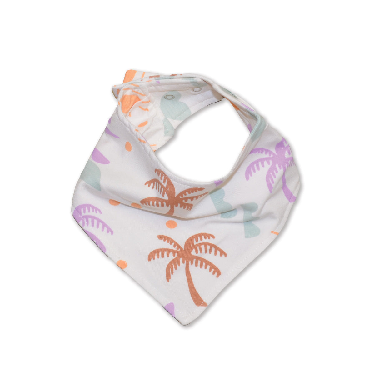 Bavoir en bambou à bandana (motif bohème surf)