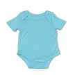 Bamboo Short Sleeve Onesie (Aqua)