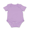 Bamboo Short Sleeve Onesie (Lavender Bloom)